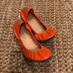 Tangerine tieks size 7